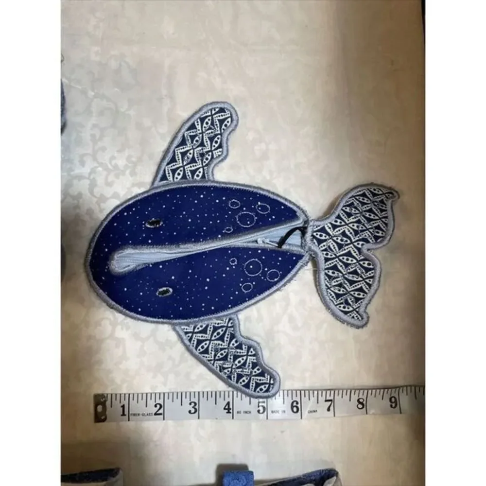 Handmade Whale Ocean themed Baby room decor Pouch Bag‎